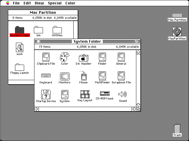 Mac OS 6 with CDROM Support