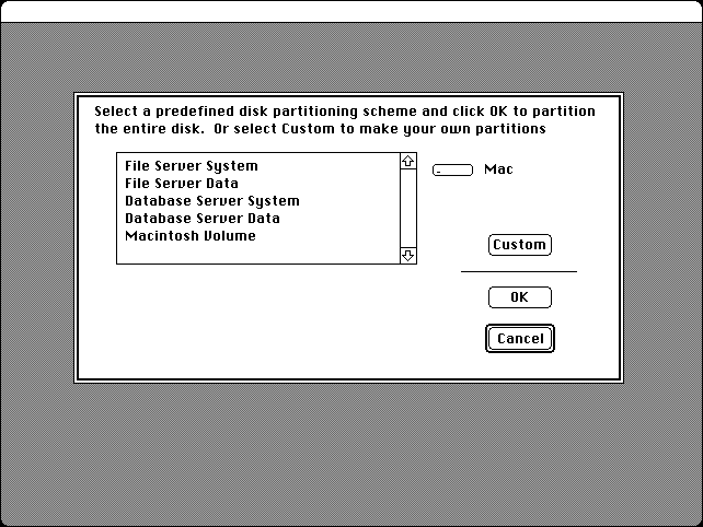 Defining Partitions